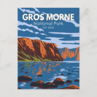 Gros Morne National Park Canada Viagem Art Vintage