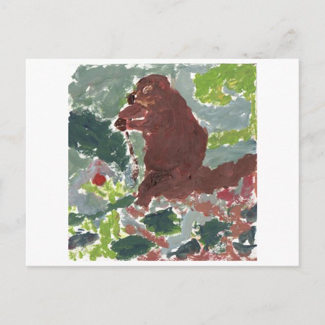 Cartão postal Groundhog (Frente)