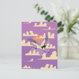 Cartão Postal Grouse Asiático Rosa