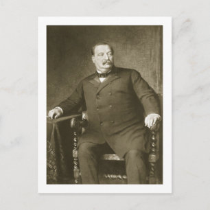 Cartão Postal Grover Cleveland, 22º e 24º Presidente da ONU