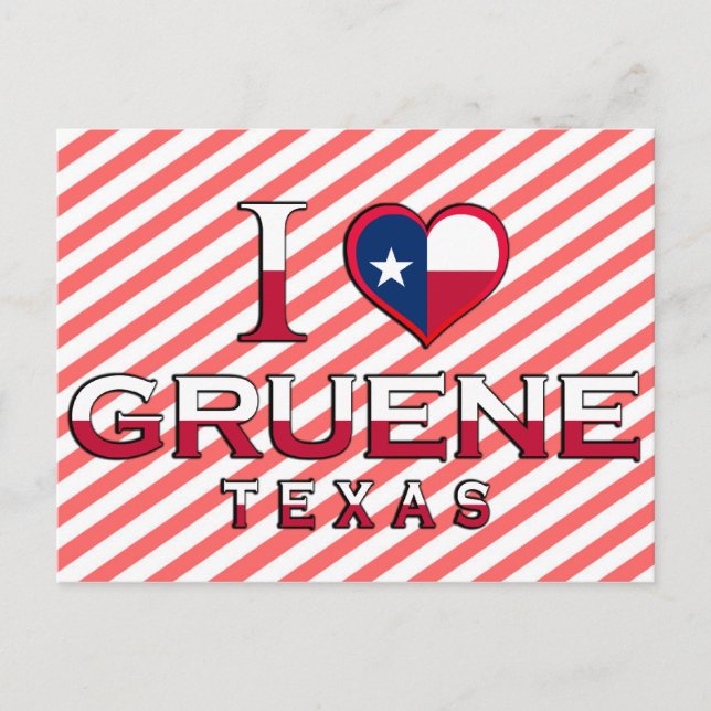 Cartão Postal Gruene, Texas (Frente)