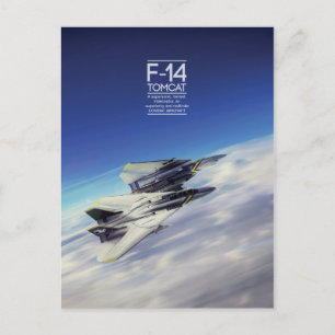 Cartão postal Grumman F-14 Tomcat