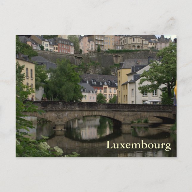 Cartão Postal Grund, Luxemburgo (Frente)