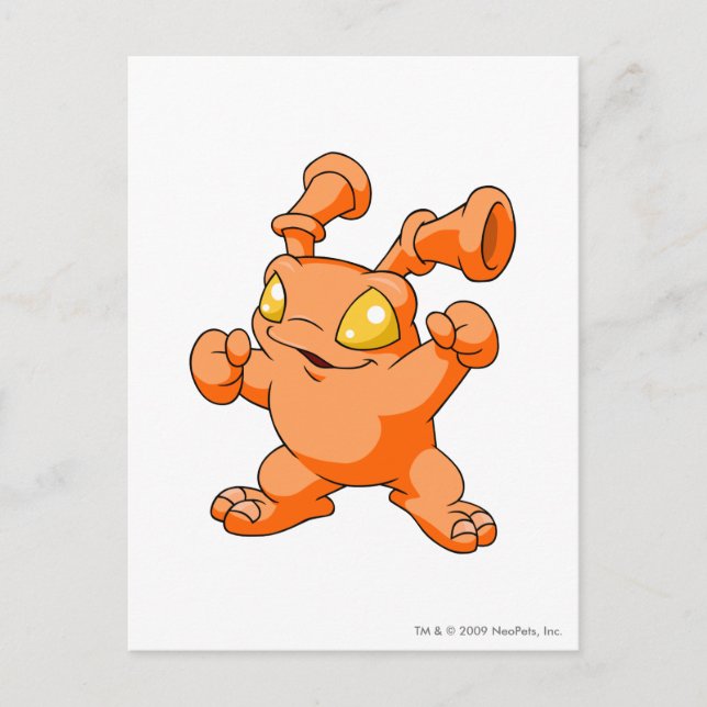 Cartão Postal Grundo Orange (Frente)