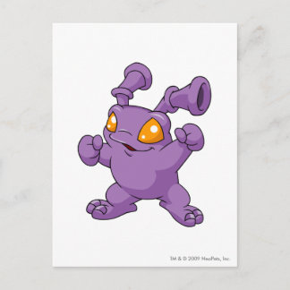 Cartão Postal Grundo Purple