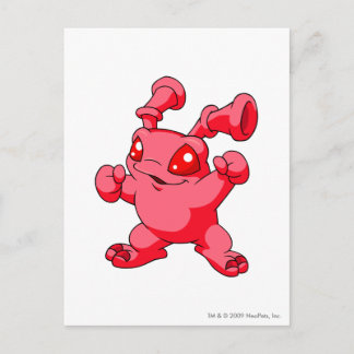 Cartão Postal Grundo Vermelho