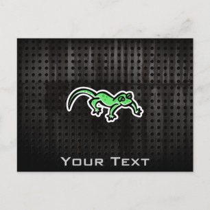 Cartão Postal Grunge Lizard