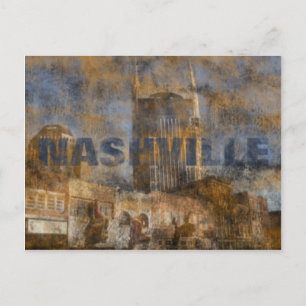 Cartão postal Grunge Nashville