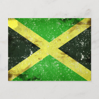 Cartão Postal Grunge style Jamaican design