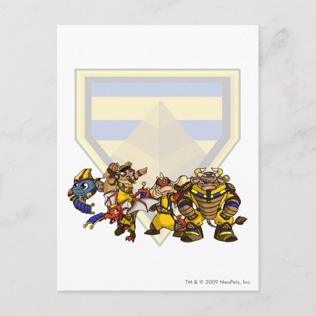 Cartão Postal Grupo de Deserto Perdido por Equipe (Frente)