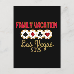 Cartão Postal Grupo de Férias Familiares de Las Vegas