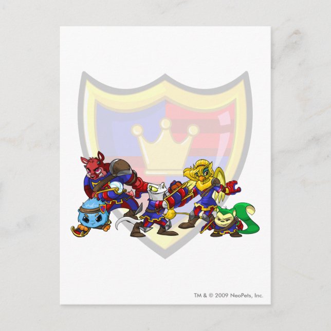 Cartão Postal Grupo de Meridell (Frente)