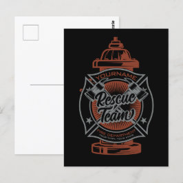 Cartão Postal Grupo de Salvamento do Combatente de Incêndio