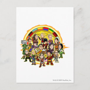 Cartão Postal Grupo do Funcionarios Altador