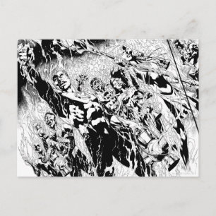 Cartão Postal Grupo Lanterna Verde