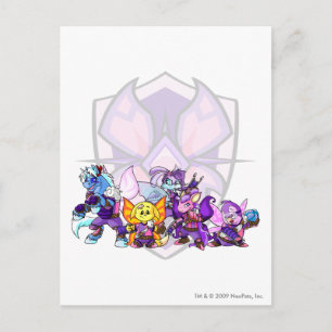 Cartão Postal Grupo Team Faerieland