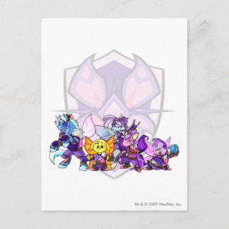 Cartão Postal Grupo Team Faerieland
