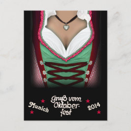 Cartão Postal Gruss vom Oktoberfest
