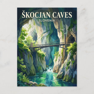 Cartão Postal Grutas de Škocjan Eslovênia
