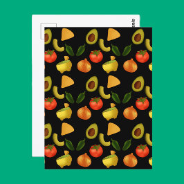 Cartão Postal Guacamole E Tortilla Chips