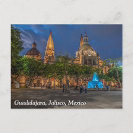 Cartão Postal Guadalajara, Jalisco, Catedral do México