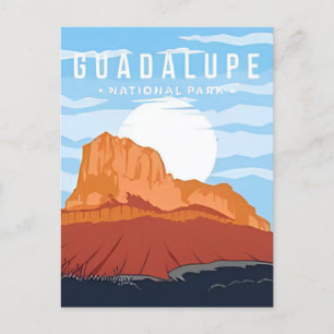 Cartão Postal Guadalupe Mountain National Park Texas Vintage
