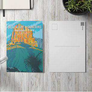 Cartão Postal Guadalupe Mountain National Park Texas Vintage