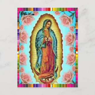 CARTÃO POSTAL GUADALUPE VIRGIN MÉXICO 11 PRODUTOS PERSONALIZÁVEI
