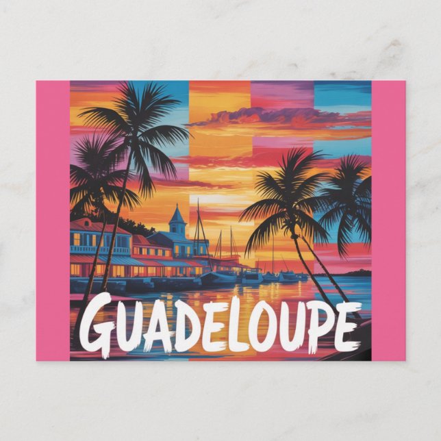 Cartão Postal Guadeloupe  (Frente)