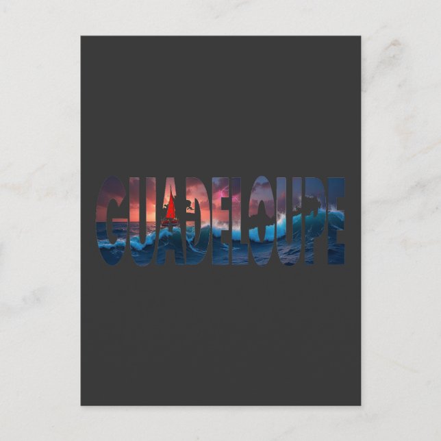CARTÃO POSTAL GUADELOUPE (Frente)