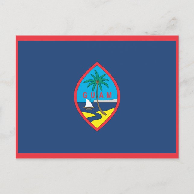 CARTÃO POSTAL GUAM FLAG (Frente)