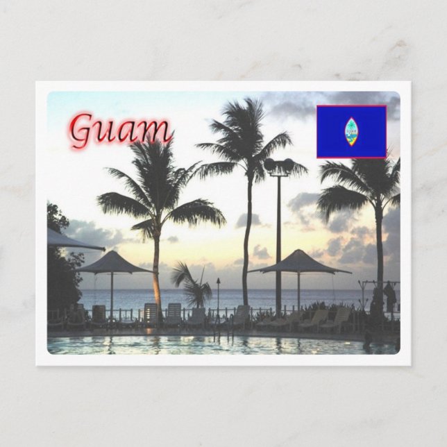 Cartão Postal Guam - Sunset - (Frente)