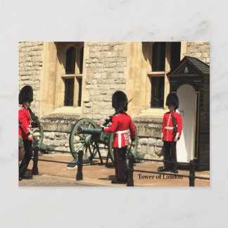 Cartão Postal Guarda da Torre de Londres