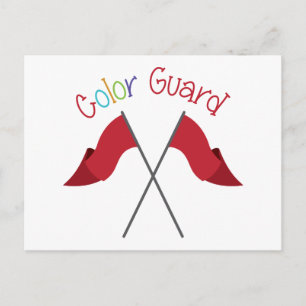 Cartão Postal Guarda de cores