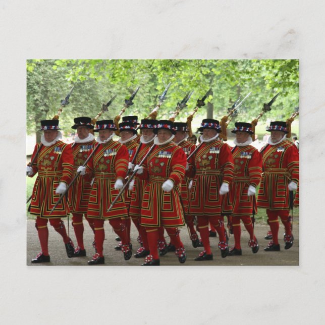 Cartão Postal guarda yeoman (Frente)