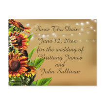 Guardar o Anúncio de Data, Girassóis