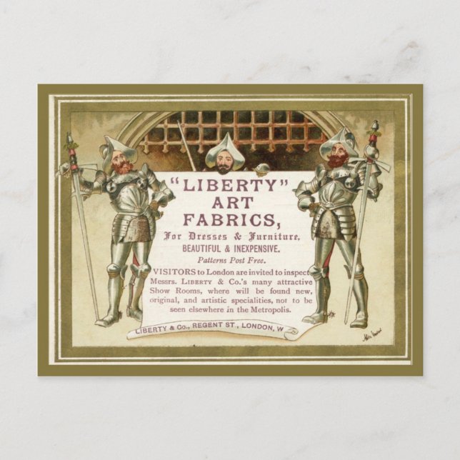 Cartão Postal Guardas Yeomen da Liberdade (Frente)