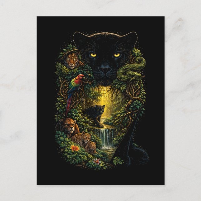 Cartão Postal Guardians of the Wild (Frente)