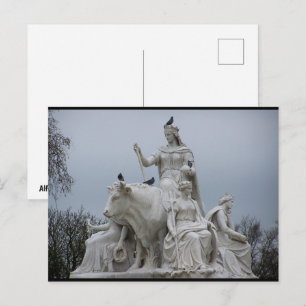 Cartão Postal Guardiões da Europa sob os Céus de Londres