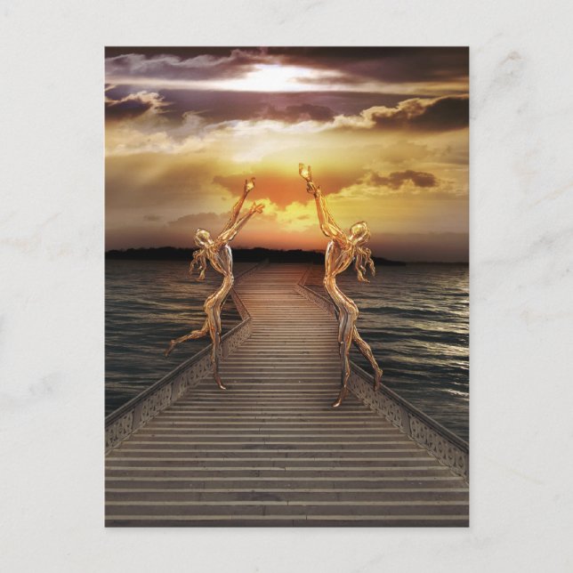 Cartão Postal Guardiões da luz (Frente)