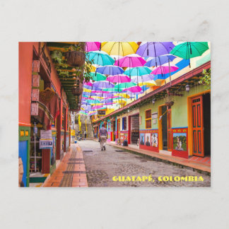 Cartão Postal Guatapé, Rua dos Guarda-chuvas Colômbia