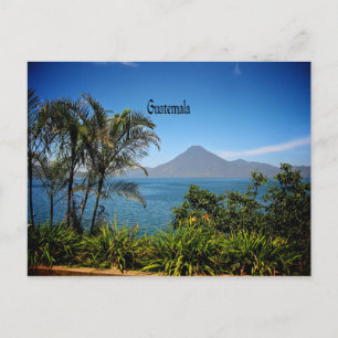Cartão Postal Guatemala, paisagem bonita da natureza