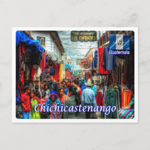 Cartão Postal Guatemala - Santo Tomás Chichicastenango -