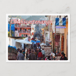 Cartão Postal Guatemala - Santo Tomás Chichicastenango -