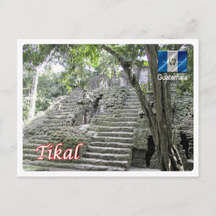 Cartão Postal Guatemala - Tikal -