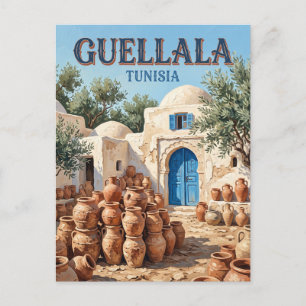 Cartão Postal Guellala Tunísia