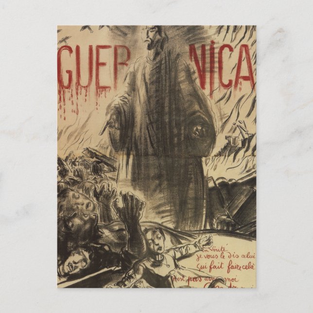 Cartão Postal Guernica (1938)_Propaganda Poster (Frente)