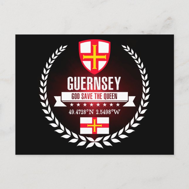 Cartão Postal Guernsey (Frente)