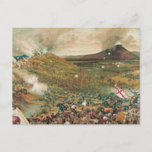 Cartão Postal Guerra Civil Americana Batalha de Cordilheira Miss