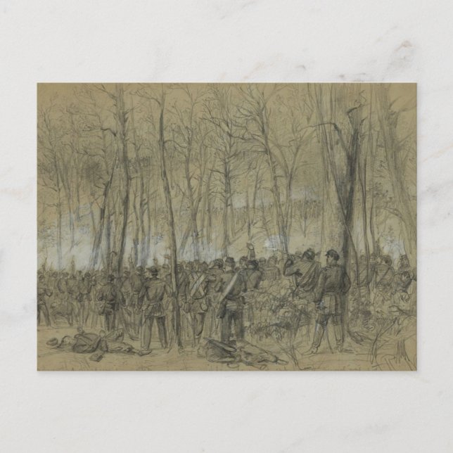 Cartão Postal Guerra Civil dos EUA: A Natureza Selvagem (Frente)